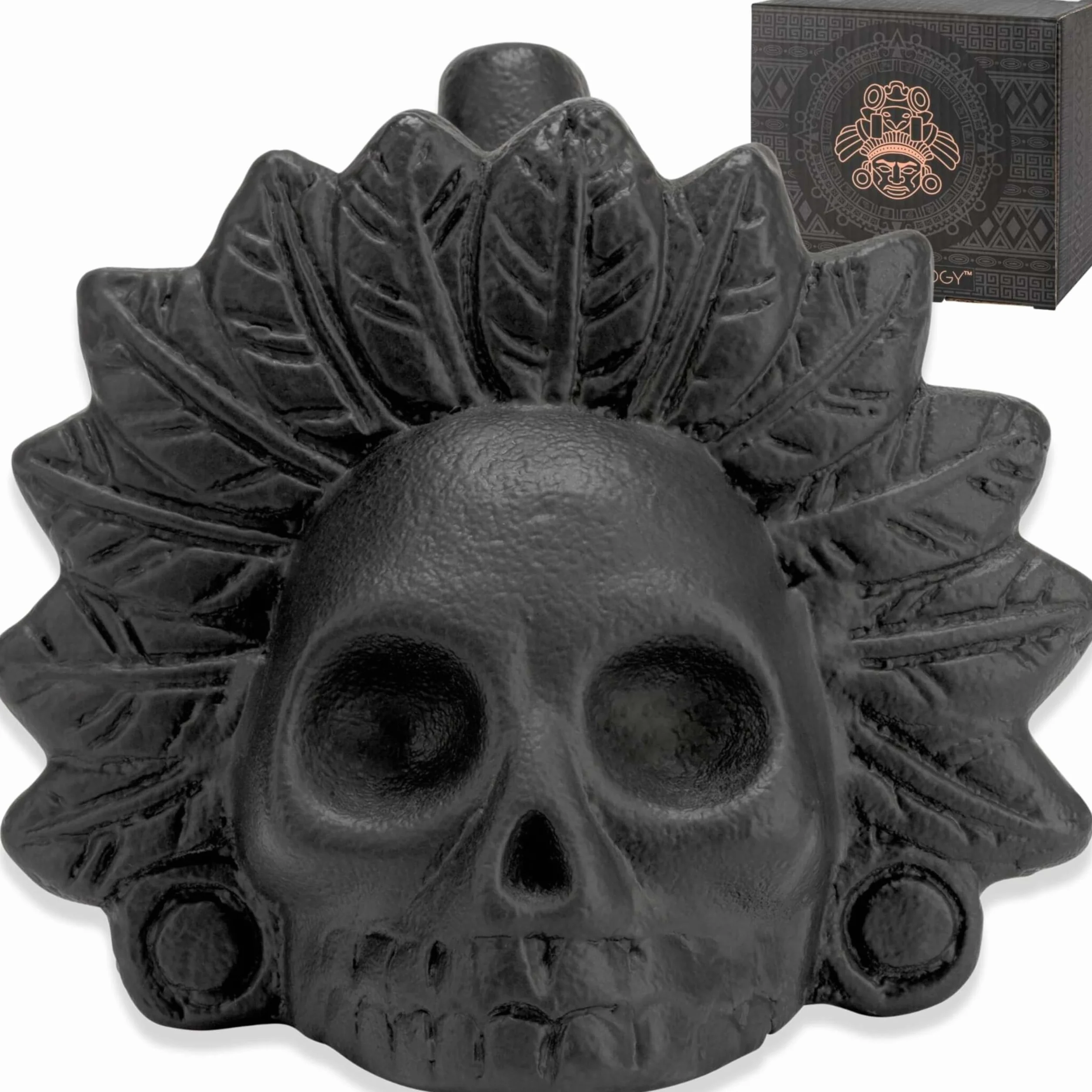 Sifflet de mort aztèque fort : sifflet le plus fort à plus de 125 décibels – Sifflet de guerre aztèque authentique – Cadeau pour homme et femme qui ont tout ARKAEOLOGY