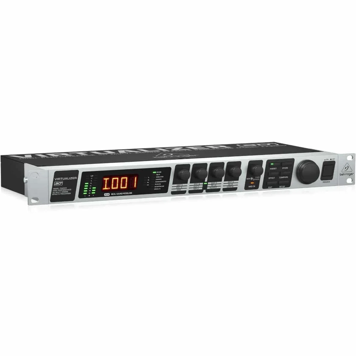Behringer VIRTUALIZER 3D FX2000 – Processeur d'effets multi-moteurs 3D haute performance pour le studio et la scène