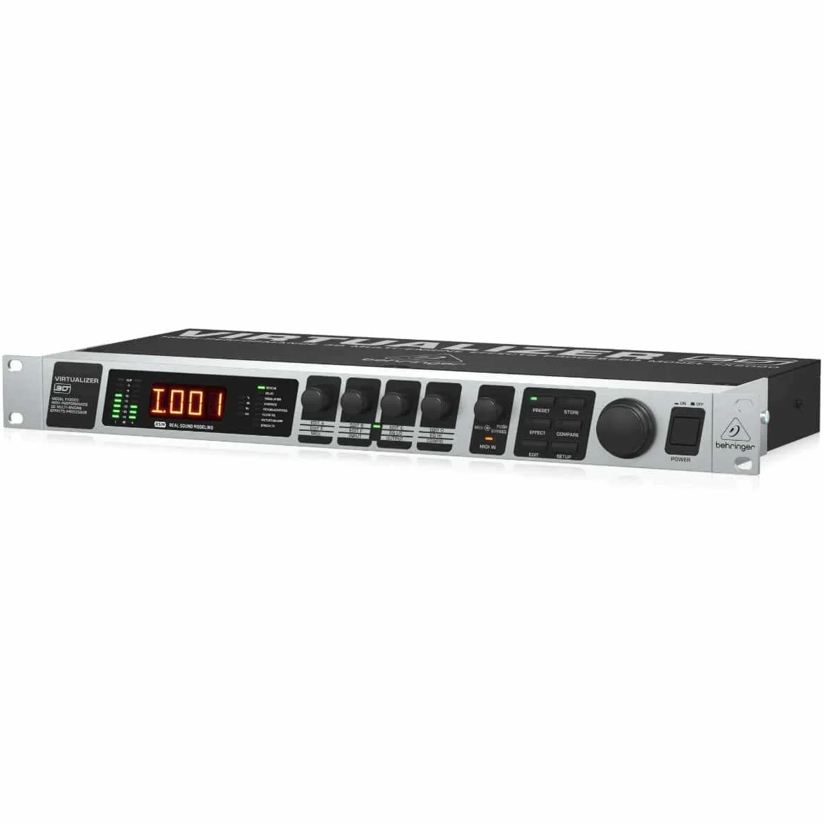 Behringer VIRTUALIZER 3D FX2000 – Processeur d'effets multi-moteurs 3D haute performance pour le studio et la scène