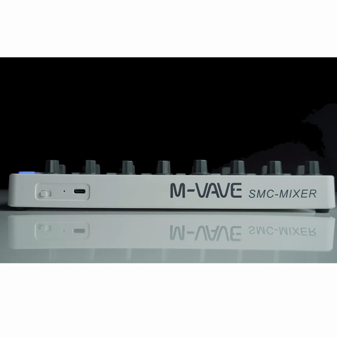 M-Vave SMC Mixer - Contrôleur/mixeur MIDI Bluetooth sans fil avec 8 encodeurs, alimenté par batterie et USB