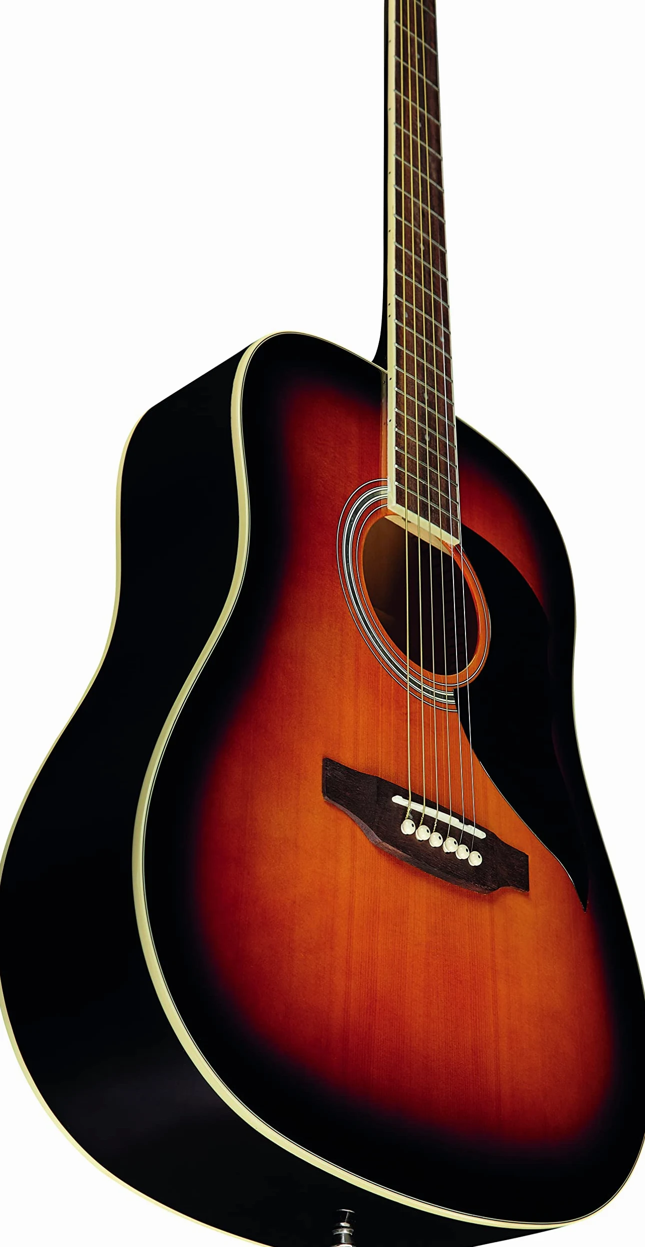 EKO GUITARS – RANGER 6 Brown Sunburst, Guitare Acoustique de la Série Ranger, Couleur Brown Sunburst