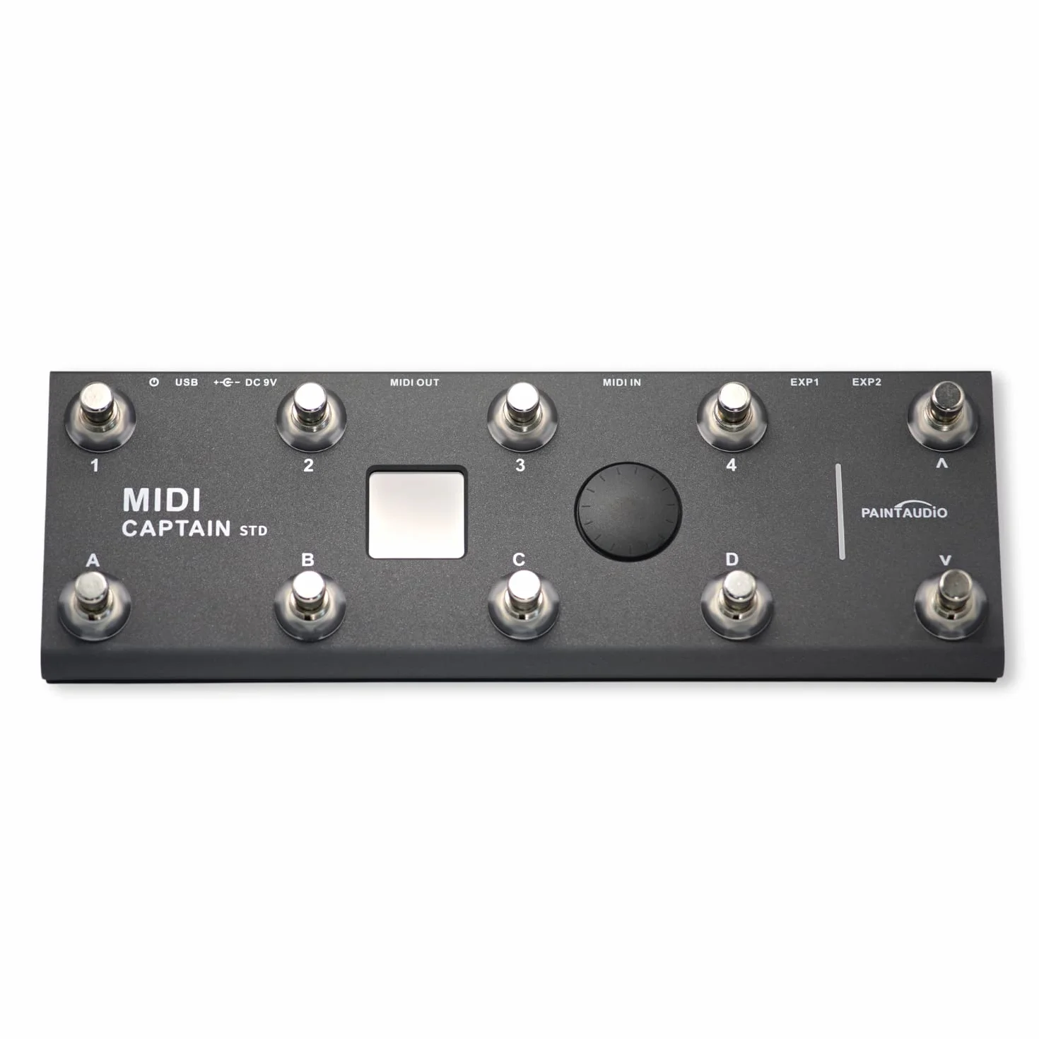 PAINTAUDIO Contrôleur MIDI Captain Multi-Effets Claviers Synthétiseur USB-MIDI Logiciel Biais avec fonction Time Engine 10 interrupteurs
