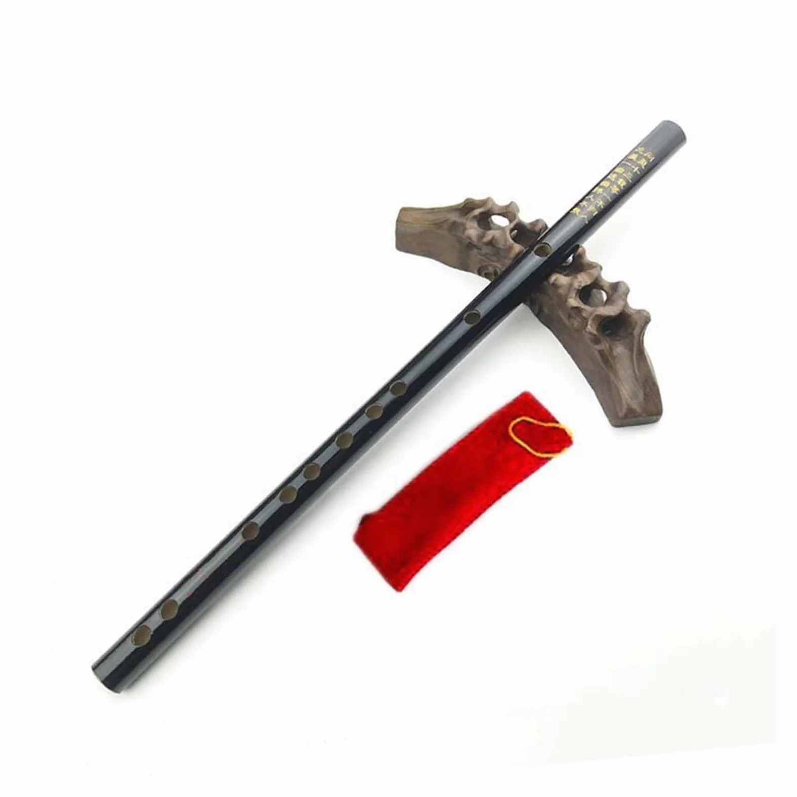 Instrument De Style Ancien Flûte Traversière Noire En Bambou Flûte Noire En Bambou Amer Flûte De Bambou Professionnel(D key)