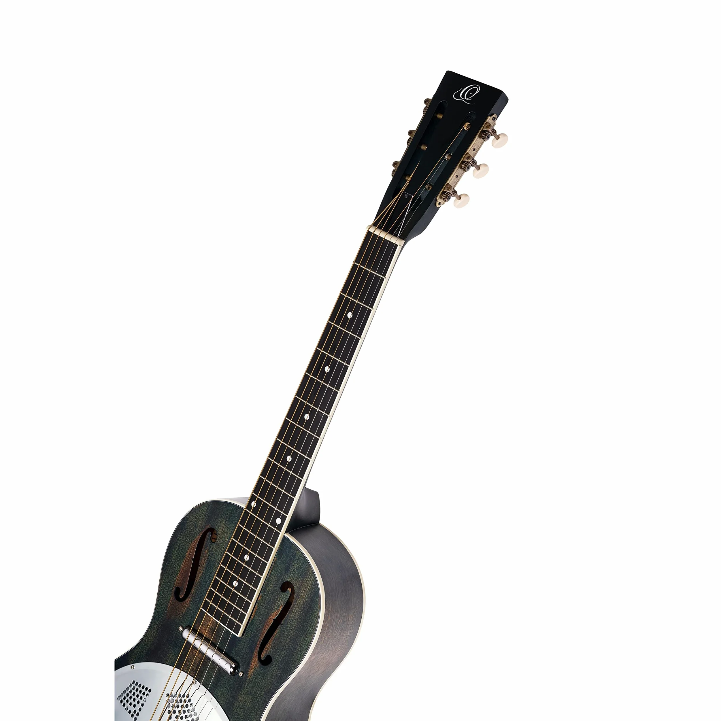 Ortega Guitars Guitare Résonateur Électro-Acoustique – Micro Lipstick – Americana Series – Acajou, Multicolore (RRG30E-DD)