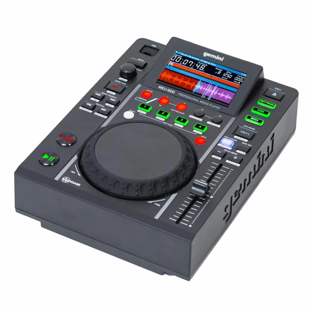 Lecteur CD Gemini mdj-500 slot MP3 USB Disp.LCD