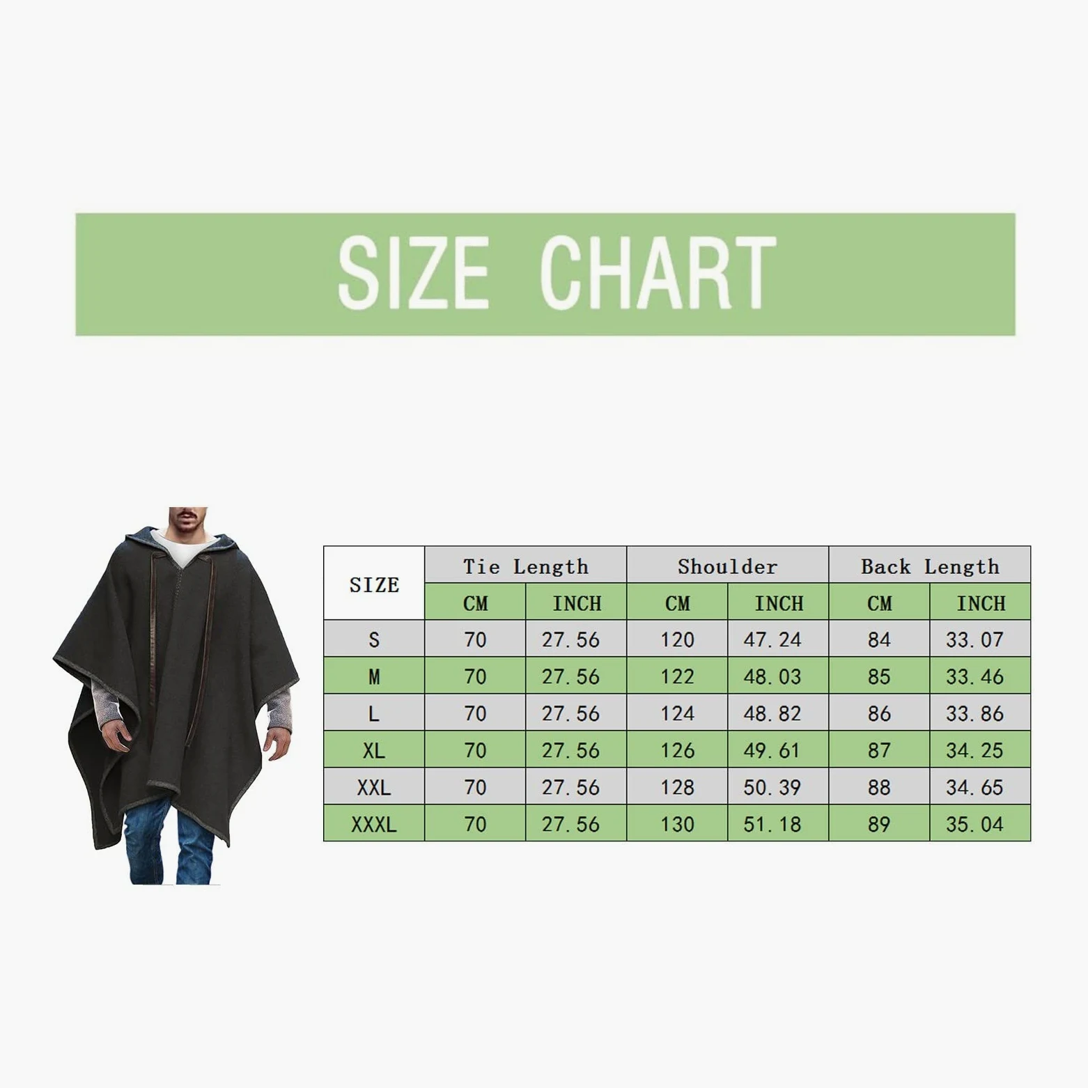 Poncho pour homme - Couverture chaude faite à la main - Poncho à capuche - Cape pour homme - Poncho en laine mexicaine - Hiver - Chaud - Hippie - Sweat à capuche - Alpaga - Laine chic -