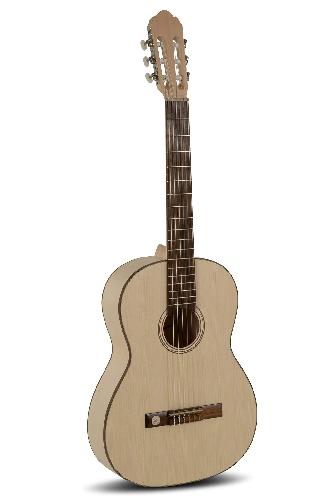 GEWA guitare de concert, guitare classique Pro Natura Silver - taille 4/4 - table en épicéa massif - fond/éclisses érable - couleur naturelle - satiné - cordes Hannabach - fabriquée en Europe