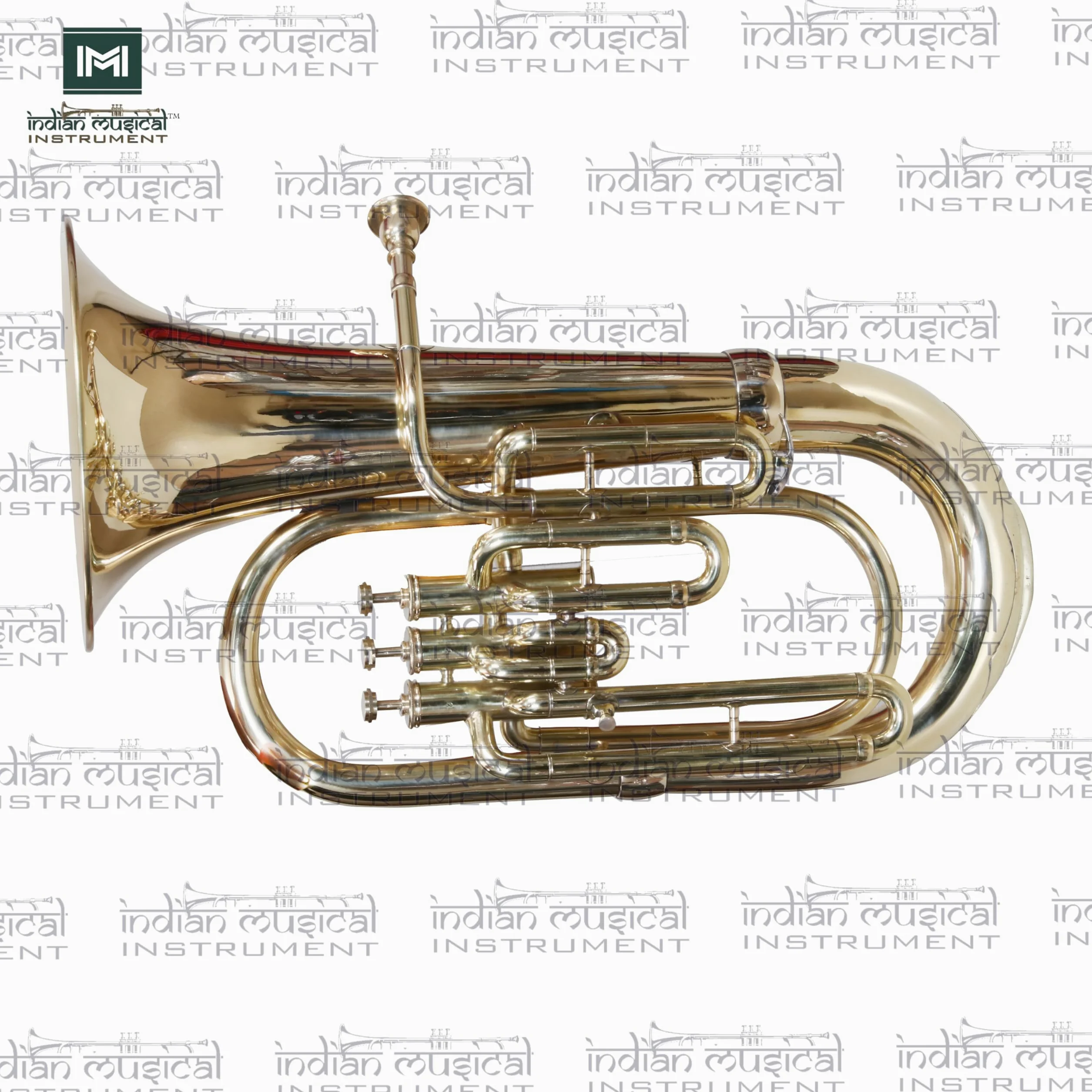 Euphonium Instrument en laiton à 3 valves avec tonalité chaude, valves lisses, pour musiciens et étudiants
