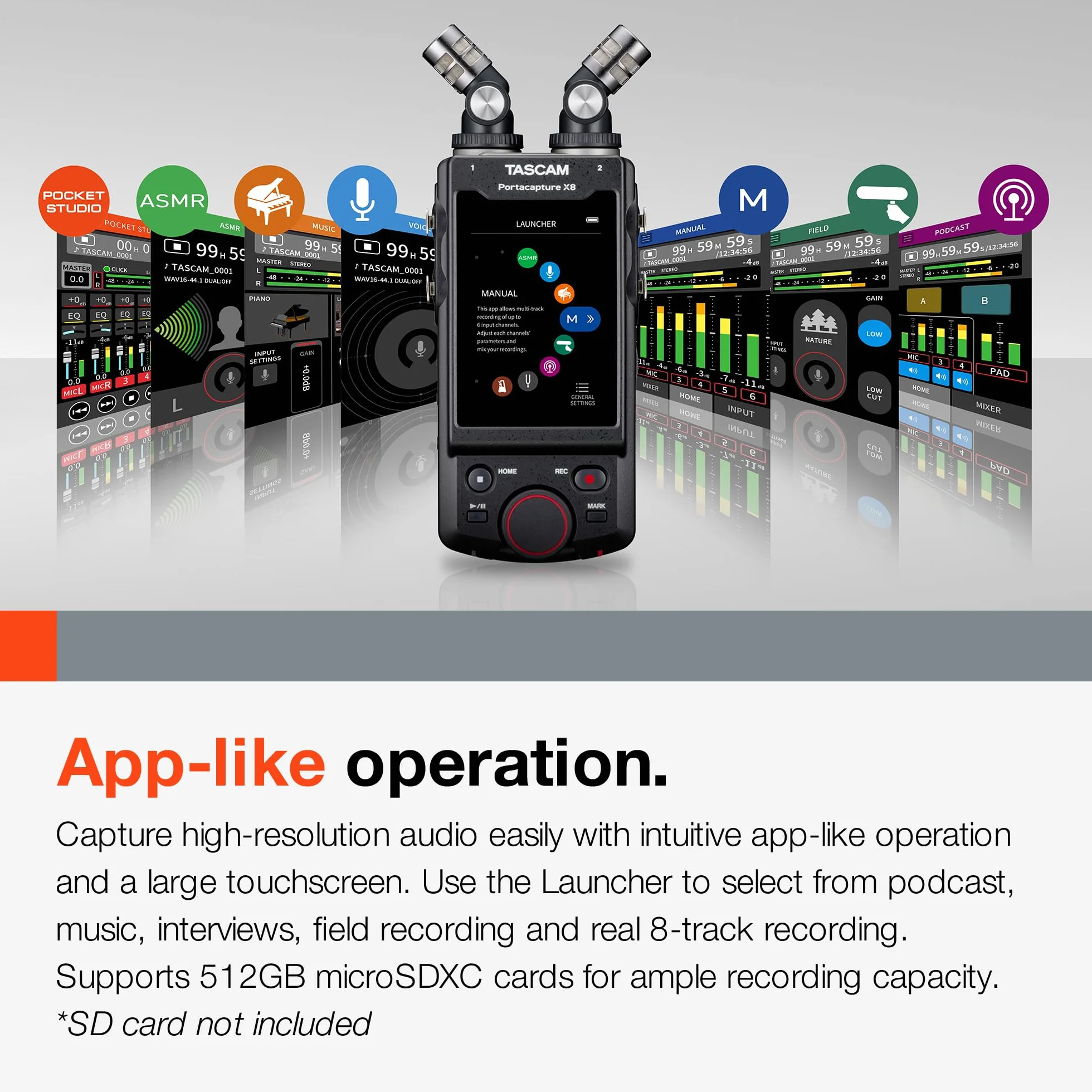 Tascam PORTACAPTURE X8 usb2.0