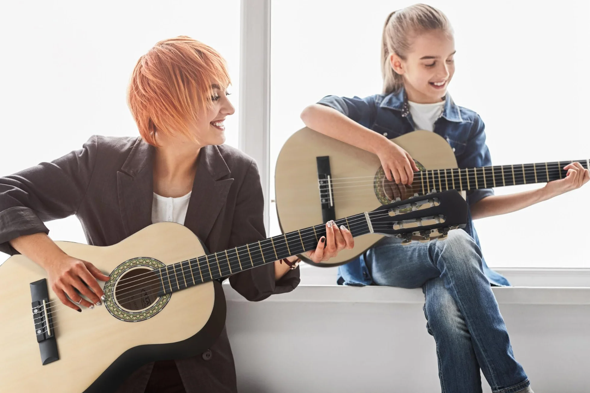 Classic Cantabile AS-851 Guitare Classique 4/4 Nature - Cordes en Nylon d'étude - Guitare de concert idéale pour débutants