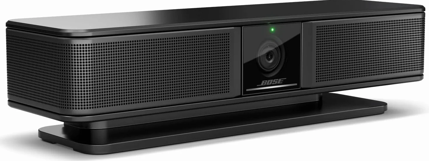Bose Videobar VB-S Système de Visioconférence USB Tout-en-Un avec Qualité Audio Professionnelle Bose, Caméra 4K Ultra-Haute Définition et Placement Flexible | 230V | Version EU