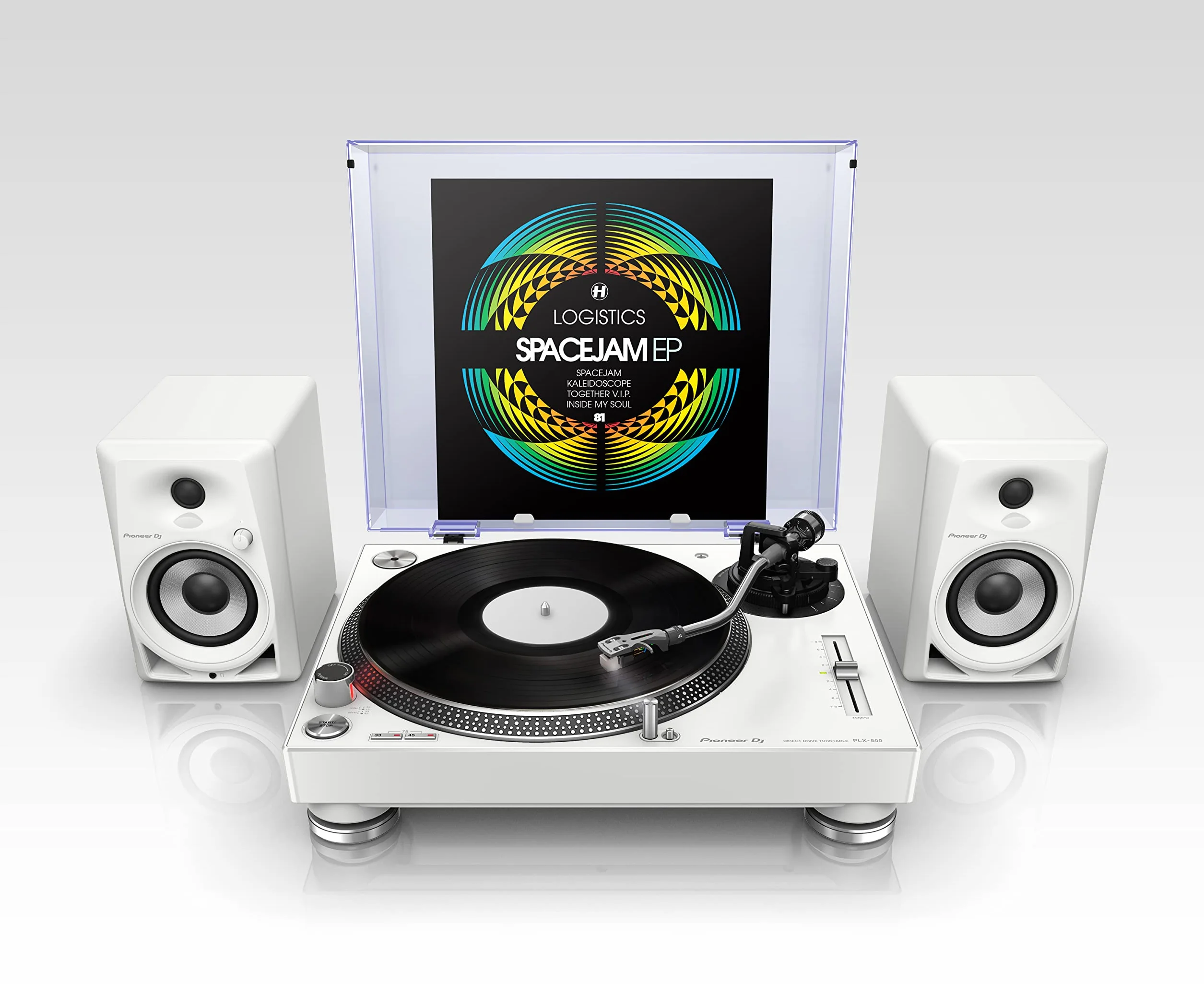 Pioneer DJ PLX-500 Platine vinyle à entraînement direct (Blanc)
