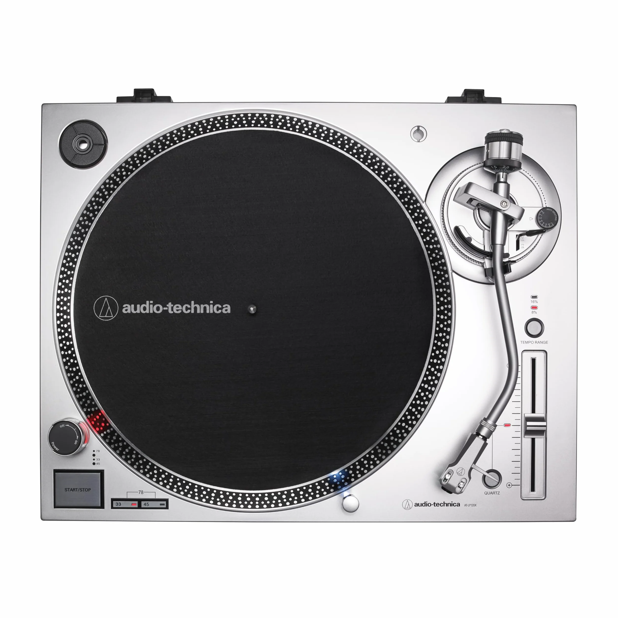 Audio-Technica AT-LP120XUSB-BK Direct-Drive Turntable, Black