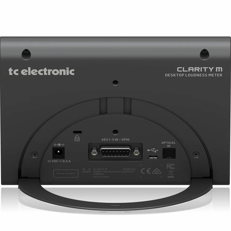 TC Electronic CLARITY M Compteur Stéréo et Audio 5.1 avec Écran LCD 5.1" Haute-Résolution et Connexion USB pour Mesure des Plug-In