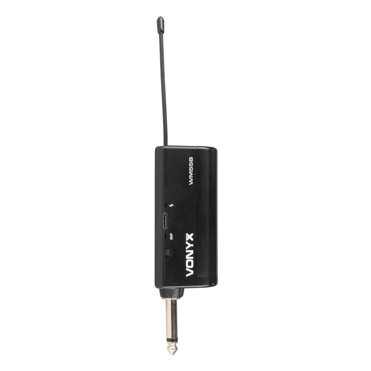 VONYX WM55B Ensemble Microphone sans Fil UHF avec Émetteur BodyPack - Micro Cravate, Micro Casque, Récepteur sans Fil Jack 6,35 mm, 10 Canaux, Idéal pour Les Plateaux TV, Productions, Animateurs