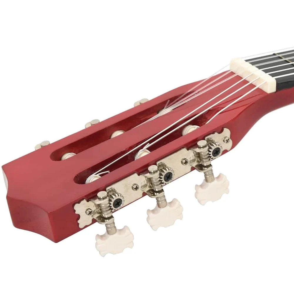 vidaXL Ensemble de Guitare Classique pour Débutants 8 pcs, Instruments d'Apprentissage de Musique, Kit de Accessoires de Guitare, 1/2 34"