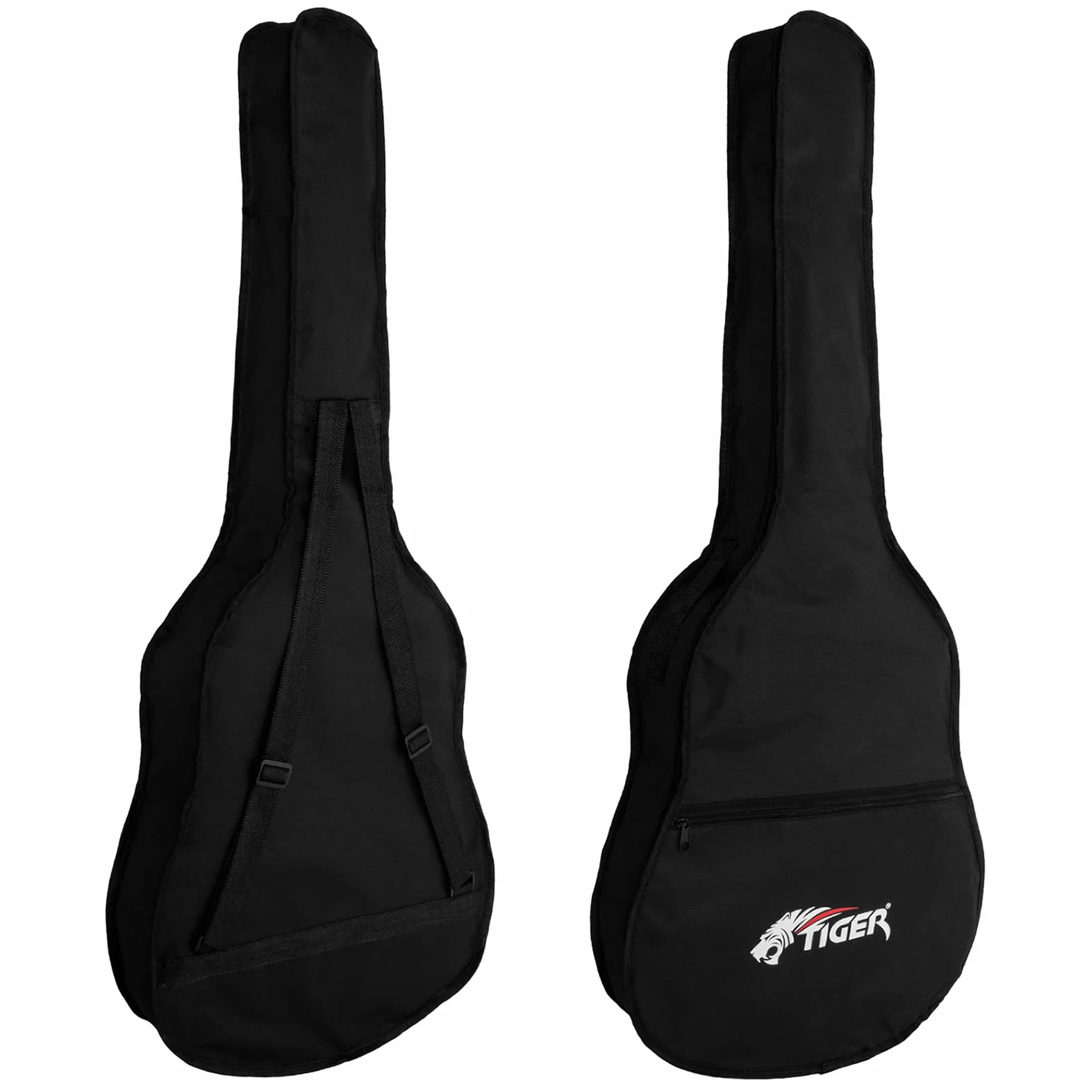 TIGER – Kit guitare acoustique, corps réduit, dégradé sunburst | ACG3-SB guitare pleine taille avec housse, sangle & cordes, cordes acier, idéale débutants