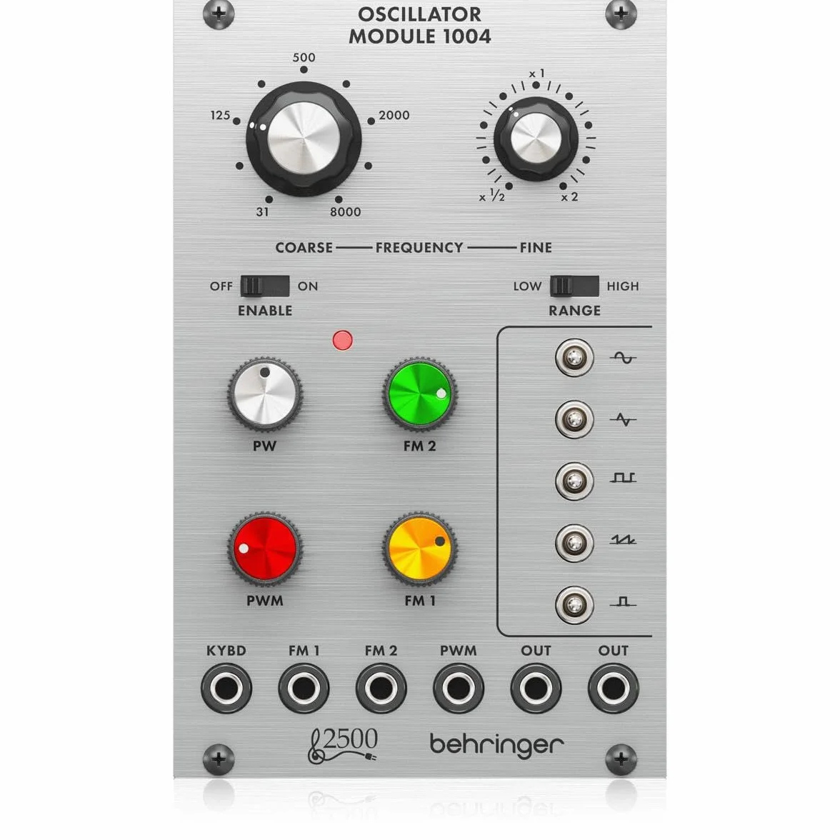 Behringer Module OSCILLATOR 1004 Legendary 2500 Series Dual Core VCO Module pour Eurorack