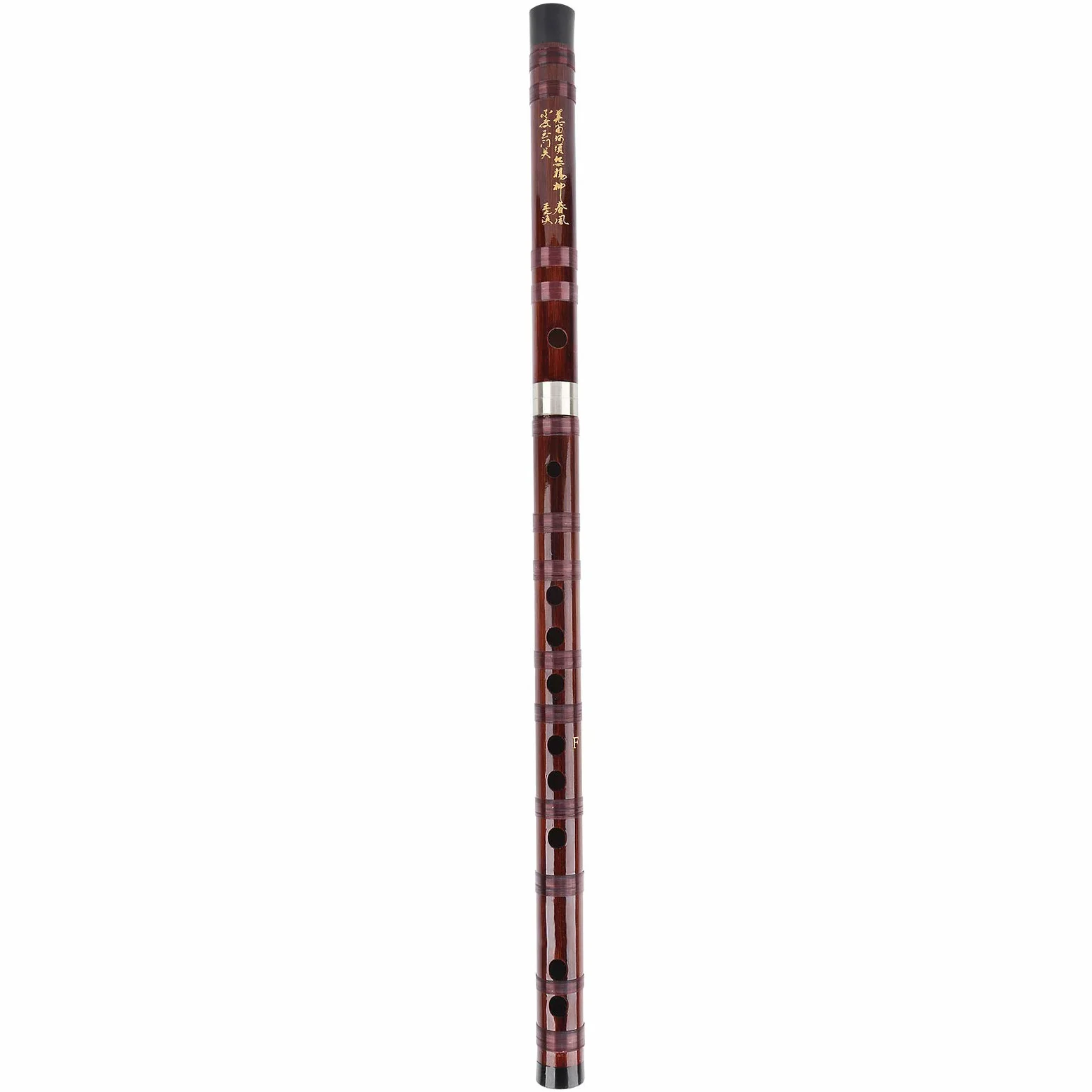Flûte portable Dizi, clé professionnelle F Flûte en bambou universelle traditionnelle, pour chansons populaires professionnelles(Key F)
