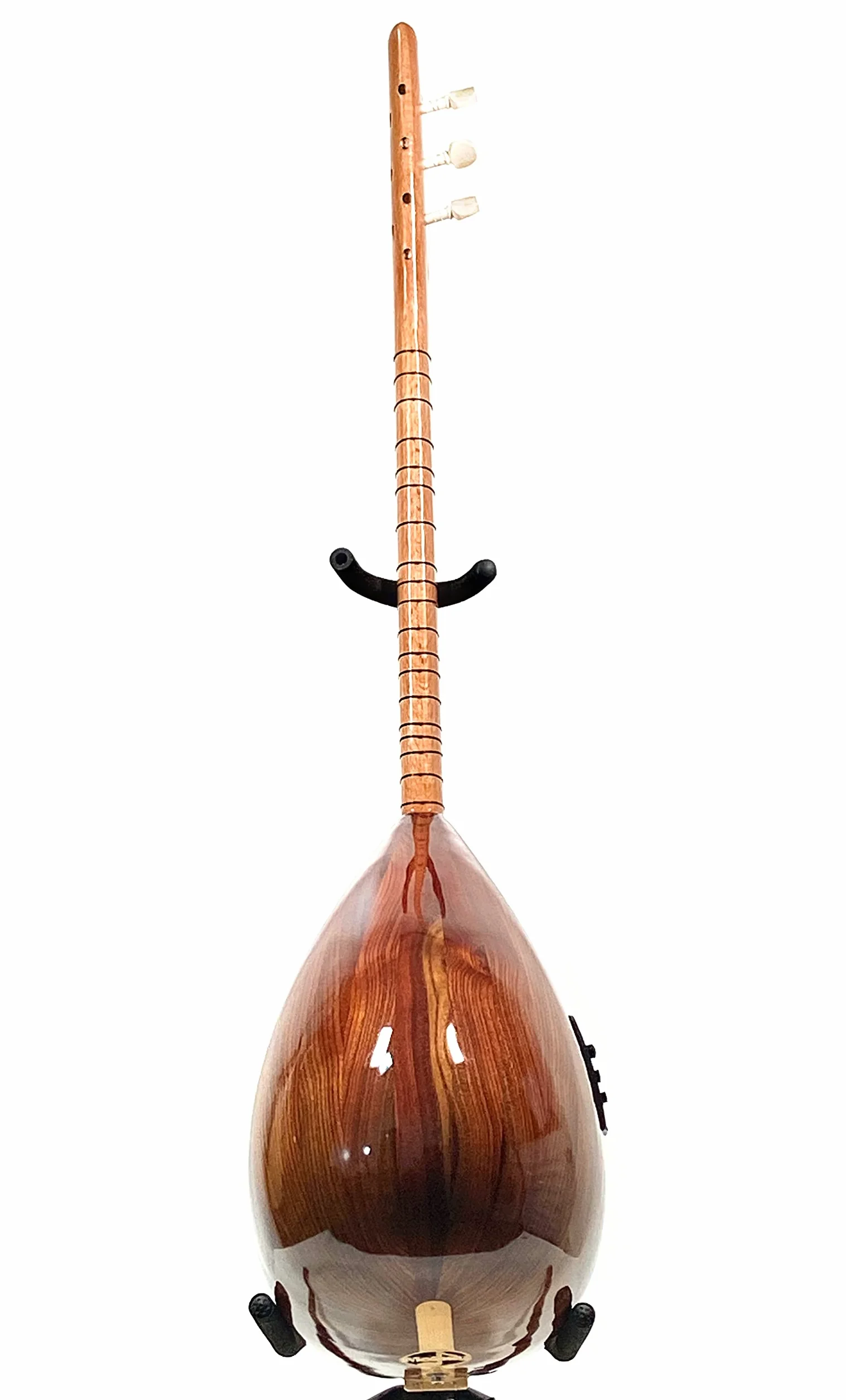Melody Saz Baglama avec housse et micro - 7 cordes - Bruit - 115 x 20 x 18 cm - Marron - Acier allié - Acajou - 3 kg