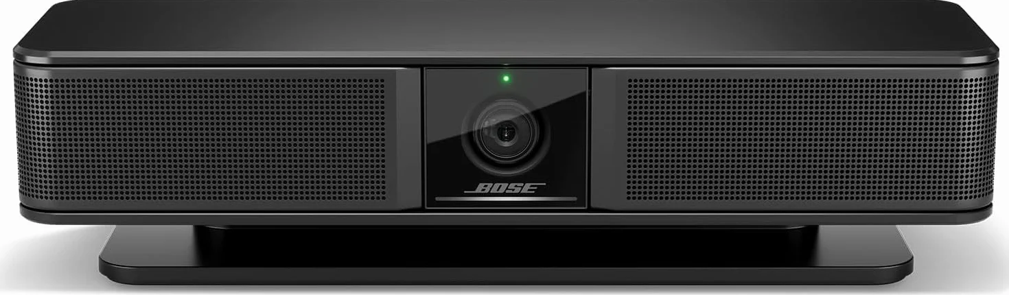 Bose Videobar VB-S Système de Visioconférence USB Tout-en-Un avec Qualité Audio Professionnelle Bose, Caméra 4K Ultra-Haute Définition et Placement Flexible | 230V | Version EU